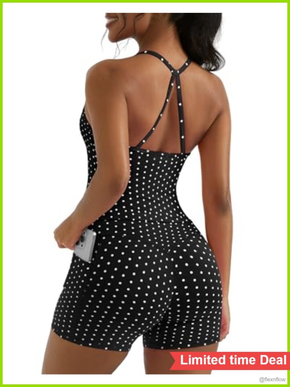 Women's 2 Piece Workout Set Padded Tank with Built In Bra High Waisted Booty